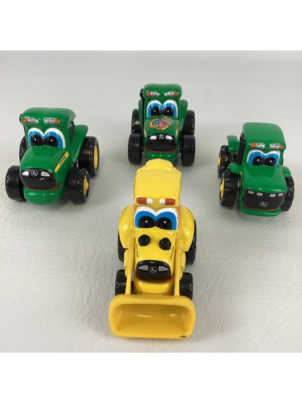 Ertl First John Deere Johnny Tractor Toddler Toy Chunky Lot Yellow Excavator Y2k